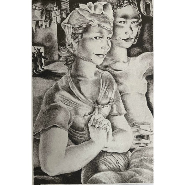 1930s 937 Mariette Lydis Parisian Women Lithograph For Sale - Image 5 of 7