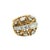 Vintage 1940 Retro Diamond Dome Ring in 18k Gold — 5.5 Carats Total Diamonds For Sale - Image 4 of 12