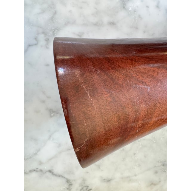Brown Antique Lignum Vitae Mortar and Pestle For Sale - Image 8 of 11