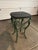 Victorian Vintage Praying Man Ornate Pedastal/Accent Table Metal and Base For Sale - Image 10 of 10