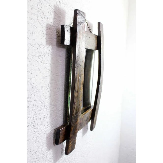 Brutalist Popular Mirror, France, 1930s For Sale - Image 4 of 11