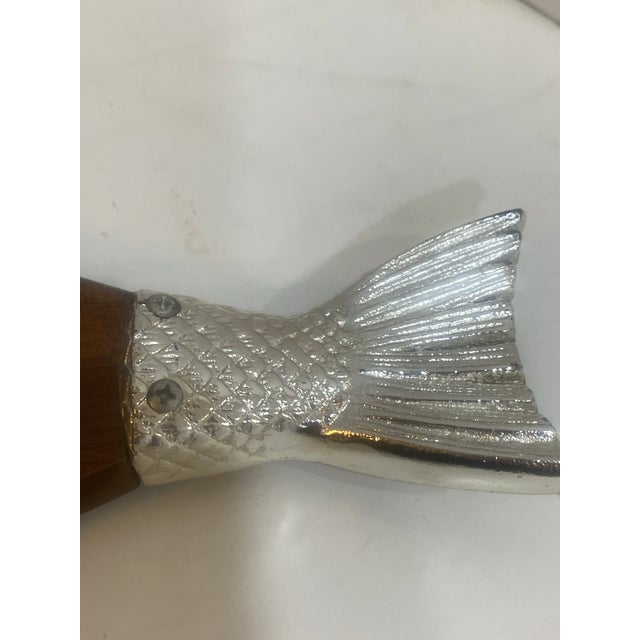 Mid-Century Modern Vintage Mid-Century Paul Marshall Fish Serving Tray, Made in Japan 15” For Sale - Image 3 of 4