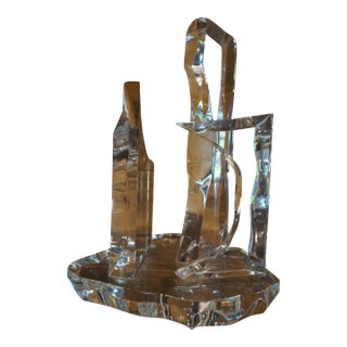 1970s Eric Bauer Lucite Sculpture For Sale