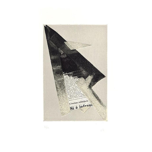 Untitled - Original Mixed Media by Hans Richter - 1973 1973 For Sale - Image 4 of 4
