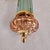 1990s Mid Century Modern Green and Amber Murano Glass Sconces - a Pair For Sale - Image 10 of 11