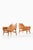 Scandinavian Modern Easy Chairs attributed to Erik Ostermann, 1954, Set of 2 For Sale - Image 3 of 10