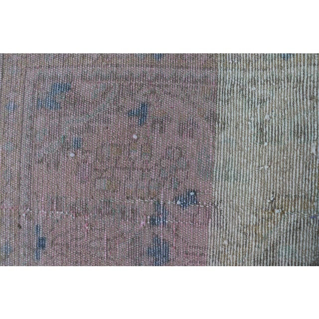 Neutral and Earth Tone Vintage Persian Lilihan Rug With Medallion in Taupe For Sale - Image 10 of 12