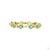 2.89 Carat Round Brilliant Cut Diamond Emerald Gold Bracelet For Sale - Image 9 of 9