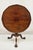 Antique Georgian Chippendale Pie Crust Mahogany Ball and Claw Tilt Top Table For Sale - Image 12 of 12
