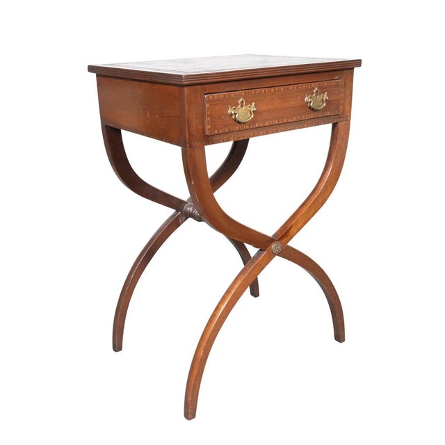Pair of Regency Style Mahogany End Tables For Sale - Image 4 of 18