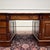 English Partner Desk with Burgundy Leather Top For Sale - Image 10 of 18
