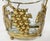 Mid 20th Century Vintage Cut Glass Champagne Chiller With Brass Grape Motif Base For Sale - Image 5 of 10