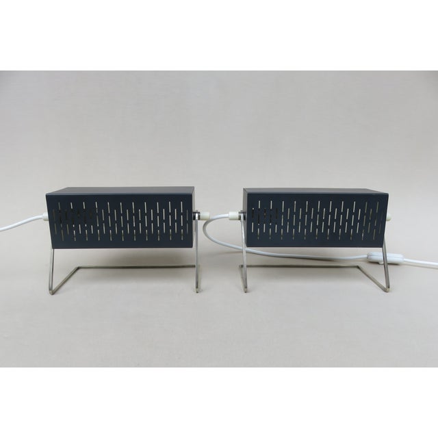 Cubist Acrylic Glass Table Lamps, Set of 2 For Sale - Image 4 of 18