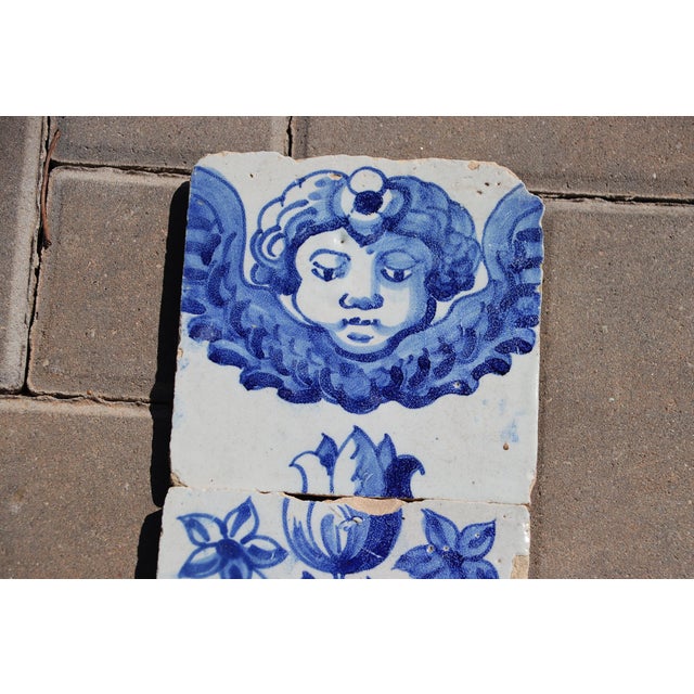 Circa: 18th Century. Country: Portugal. Material: Earthenware, Tin-glazed pottery. Item condition: Some chips and...