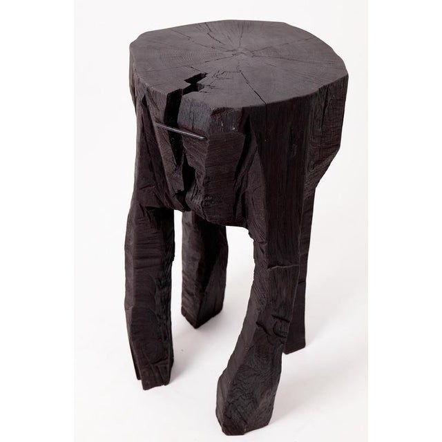 Sculptural Side Table by Logniture For Sale - Image 10 of 18