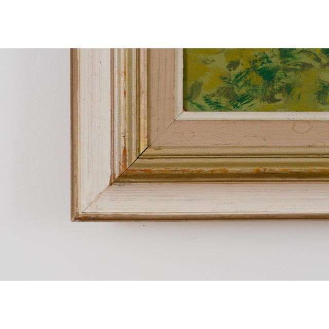 Sigfrid Bengtsson, Calves in the Landscape, 1960s, Oil on Panel For Sale - Image 7 of 10