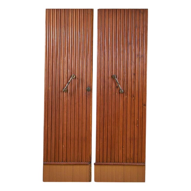 Vintage Wooden Doors, Set of 2 For Sale