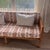 Mid-Century Modern Billy Baldwin for Bielecky Brothers Mid Century Rattan Cane Tuxedo Sofa With Penny Morrison Linen Fabric For Sale - Image 3 of 9