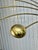 A classic Italian modern Guzzini design in hard to find gold tone finish. Carrara marble base. Arms adjust laterally and...