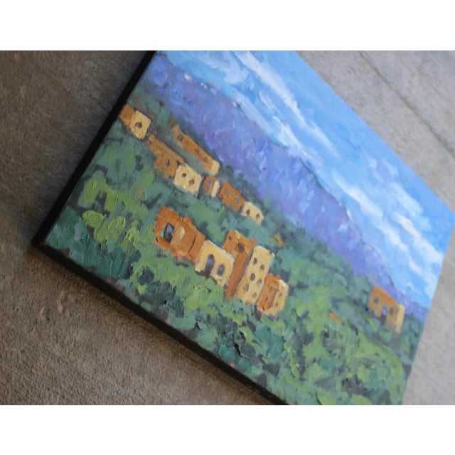 Quiet Places & Journeys — Santa Fe Landscape Original oil painting by Haas, 16 x 12 traditional wrapped canvas, signed. A...
