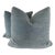 Teddy Mohair in Blue 22" Pillows-A Pair For Sale