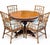 Baker Furniture Company Vintage Set of Milling Road by Baker Furniture Bamboo and Cane Bottom Armchairs For Sale - Image 4 of 12
