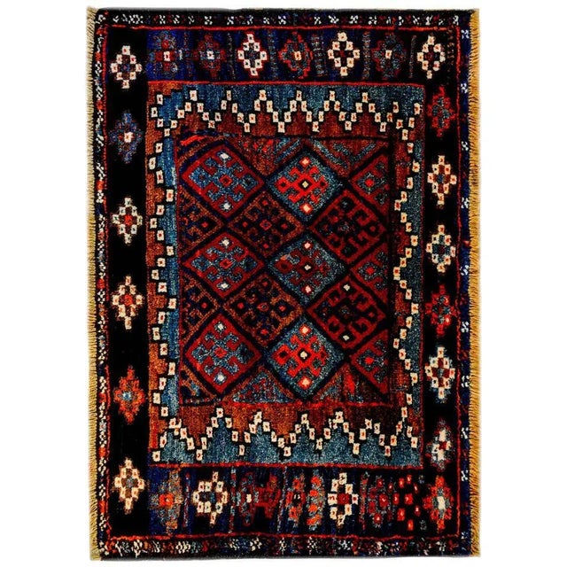 Early 20th Century Kurdish Rug For Sale In Chicago - Image 6 of 6
