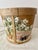 Vintage Indoor Wooden Folk Art Country Cottage Farmhouse Motif Hand-Painted Planter/Basket/Bucket For Sale - Image 13 of 18