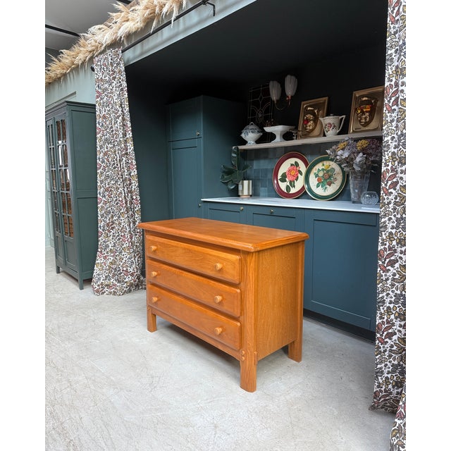Large Vintage Chest of Drawers in Elm, 1970s For Sale - Image 18 of 18