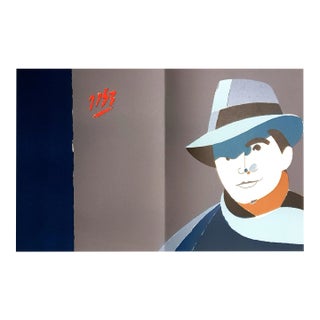 Eduardo Arroyo - Jean Moulin - Original Lithograph 1984 For Sale