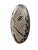 A hand-carved shield from the Bamileke people of Cameroon, hand carved from a single piece of wood. This striking round...
