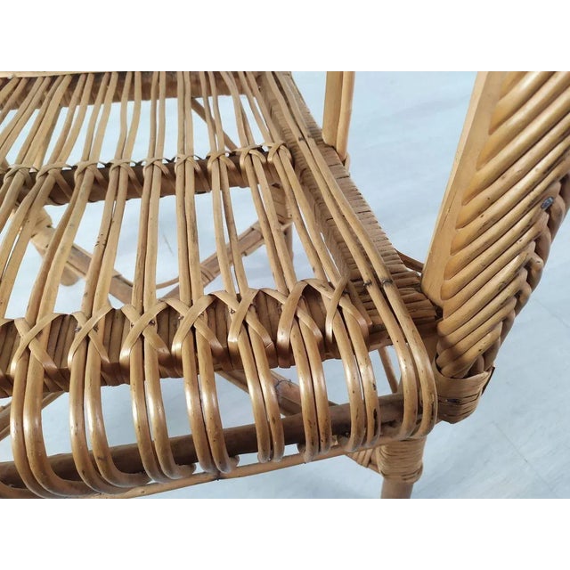 Vintage Rattan Chair For Sale - Image 12 of 18