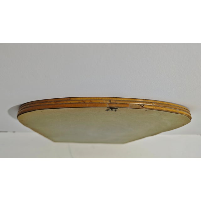 Italian Arched Mirror in Rattan Wicker, 1960s-1970s For Sale - Image 11 of 12