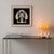 Atelier Aria Lumae the Sovereign Pet Collection Dachshund Silhouette Geometric Lithograph Fine Art Gallery Board Print Square Panel 16 X 16 For Sale - Image 9 of 18