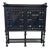 Noir Black Lacquer Portuguese Cabinet For Sale
