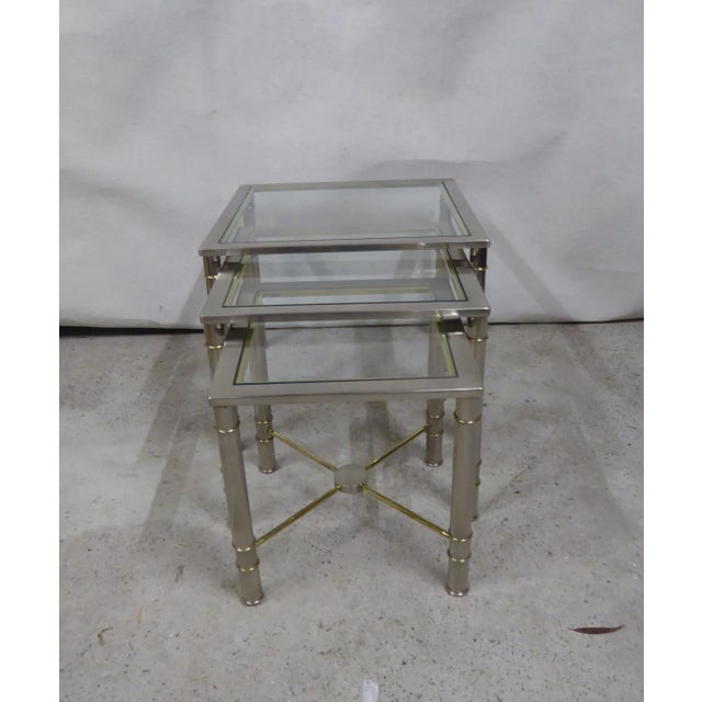 Cigogne Nesting Tables, Set of 3 For Sale - Image 10 of 13