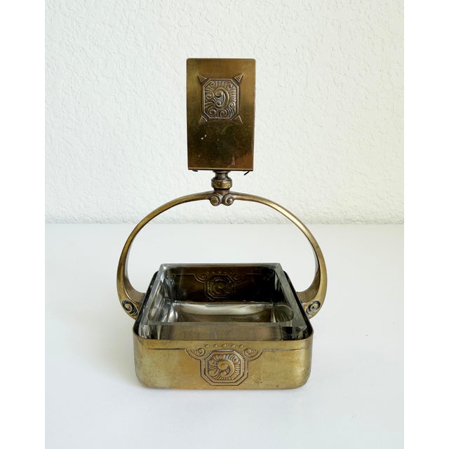 Art Deco 1920s WMF German Cigar Cigarette Smoking Set For Sale - Image 3 of 17