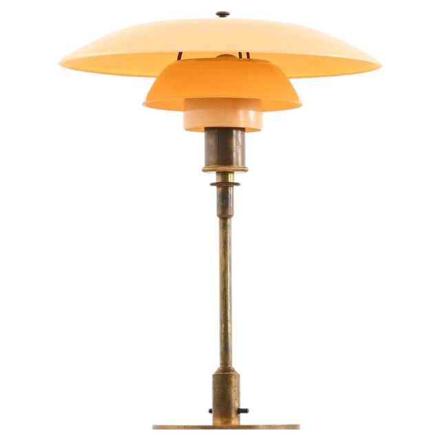 PH-4/3 Table Lamp in Brass and Glass by Poul Henningsen for Louis Poulsen, 1927 For Sale - Image 11 of 11