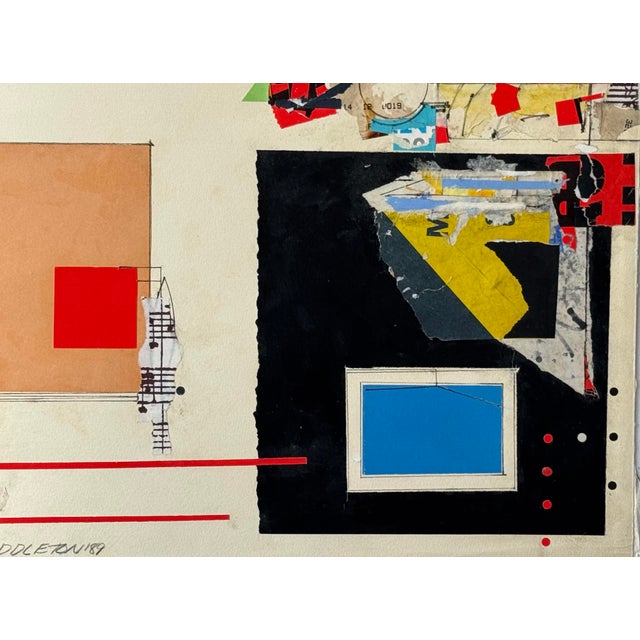 Sam Middleton, Untitled, Drawing Collage and Mixed Media on Paper For Sale - Image 6 of 9