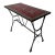 Vintage Spanish Mediterranean Style Wrought Iron & Ceramic Tile Outdoor Patio Table For Sale