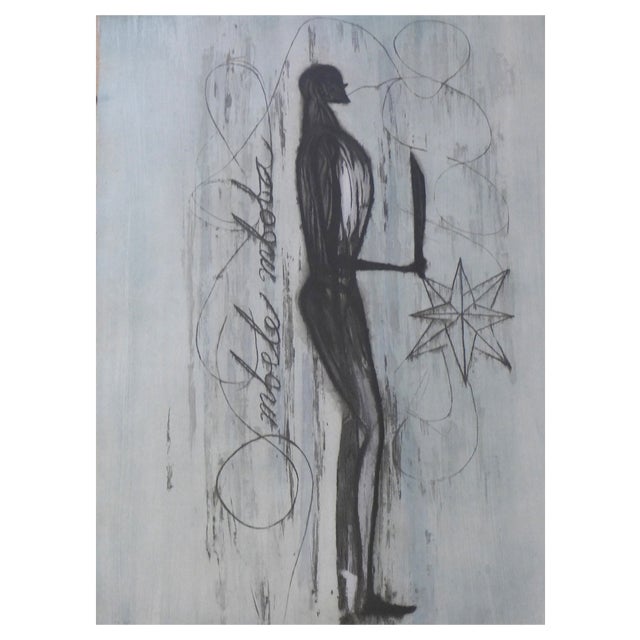 José Bedia, Mbele mboba, 1997, Etching For Sale