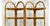 Vintage Coastal Arched Folding Rattan Etagere For Sale - Image 9 of 12