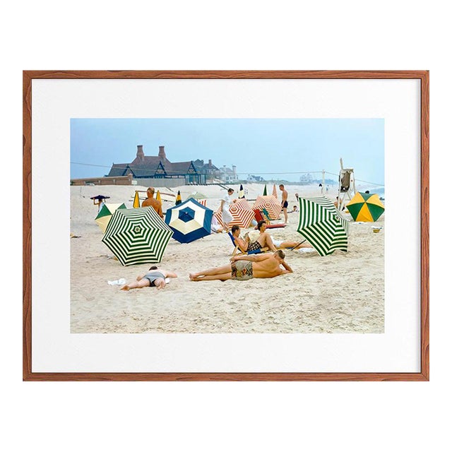 Toni Frissell 'The Hamptons' Archival Pigment Print Framed in Brown For Sale