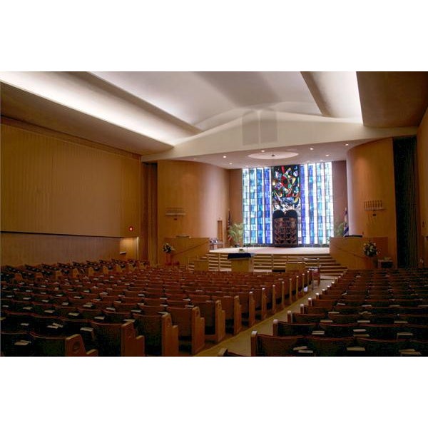 Pair of Large 43" H Brutalist Bronze Sconces From Famed Mid 20th Century Modern Shaare Zedek Synagogue in St. Louis - Made in 1950s For Sale - Image 12 of 12