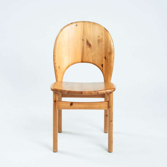 Wood Vintage Danish Pine Tulip Dining Chairs by Niels Koefoed for Dyrlund, 1960s, Set of 6 For Sale - Image 7 of 16
