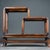 1980s Huanghuali Wood Display Stand With Marble Inset For Sale - Image 5 of 9