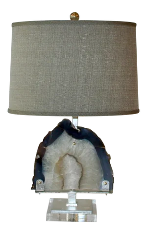 Brazilian Agate Table Lamp