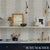 Schumacher Leonidis Stripe Wallpaper, In Blue For Sale In New York - Image 6 of 6