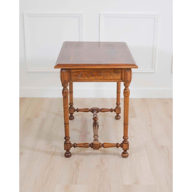 Italian 19th Century Walnut Writing Table For Sale In Atlanta - Image 6 of 11