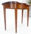 Fine Inlaid Serpentine Front Federal Style Flip Top Console Sofa Table MINT For Sale - Image 10 of 18